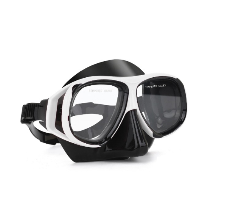 Wave Snorkeling Set Diving Goggles Diving Set Full Dry Breathing Apparatus with Prescription Lenses