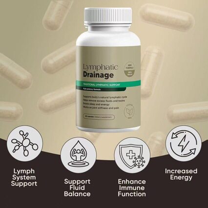 Tk Cross-Border Amazon New Product Hot Sale Lymphatic Drainage Body Lymph Drainage Capsules 60 Capsules