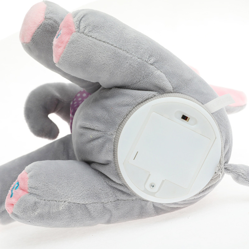 Cross-border Electric Elephant Peek-a-boo Music Toy Elephant Fan Ears Small Elephant Talking and Moving Plush Toy